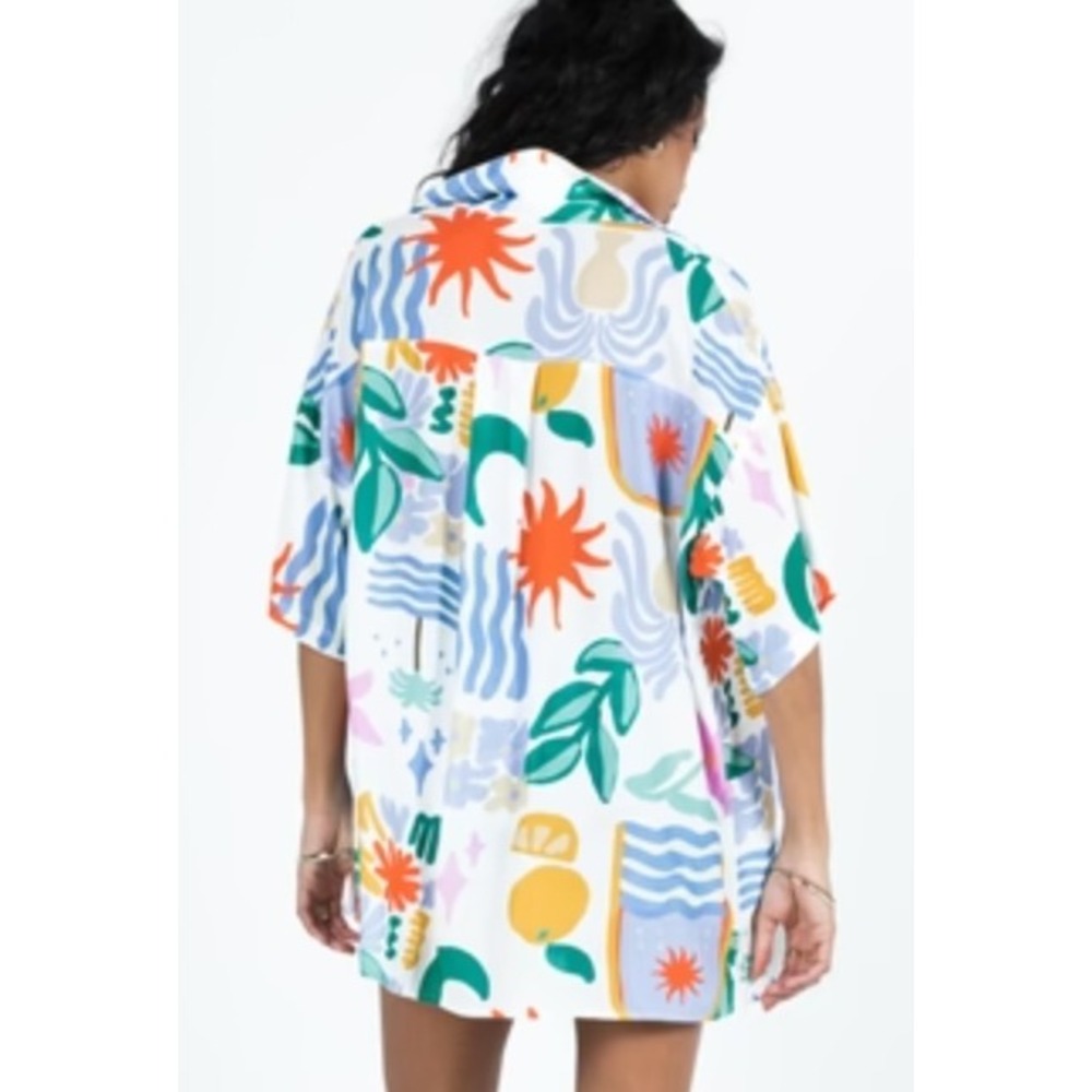 Princess Polly Caraliia Shirt Oversized Vacation Beach
